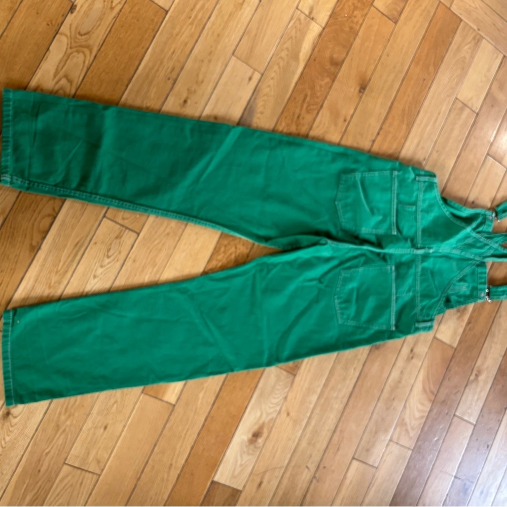 Free People Green Jumpsuit